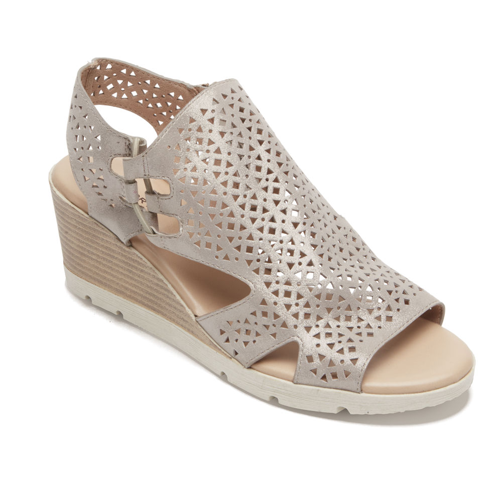 Rockport Womens Hadley Bungee - Sandals Grey - YXG852671